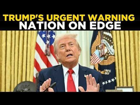 US NEWS LIVE: Trump Delivers Chilling Emergency Address — What He Just Said Puts Nation on Edge