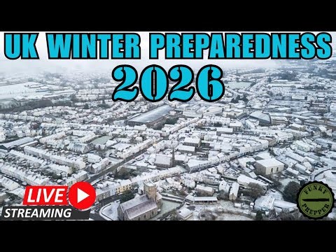 🔴LIVE NOW: UK COLD WINTER PREPPING - CHECK LIST