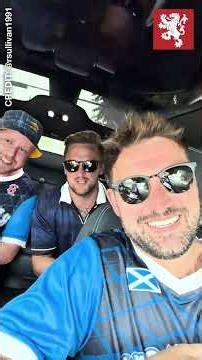 Tartan Army take HILARIOUS Miami tripin driverless Waymo #WorldCup