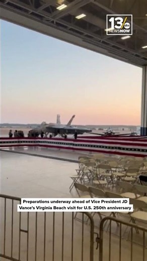 Preparations underway ahead of Vice President JD Vance’s Virginia Beach visit