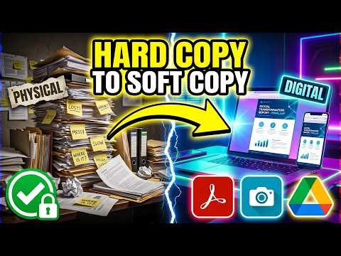How to Convert Hard copy into Soft copy