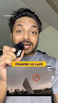 how luck of Bareilly fly man saves him in up cyclonic storm #shortsfeed #uttarpradesh #storm