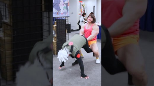 Dora the Explorer absolutely destroys Kakashi in a weird fight