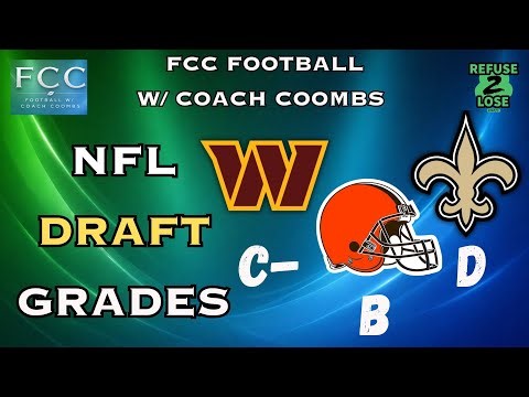 Grading the Commanders, Saints & Browns Draft Classes 👀