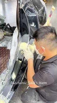 Tesla Crashed Restoration#mechanic #mechanicjack