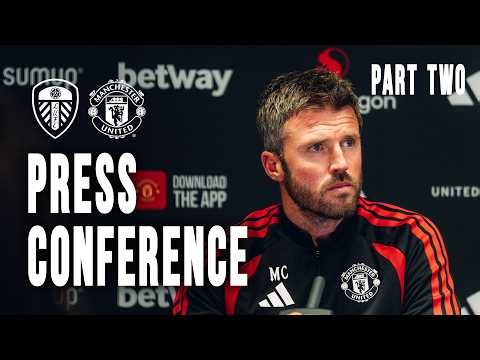 Michael Carrick Pre-Leeds United | Press Conference: Part Two