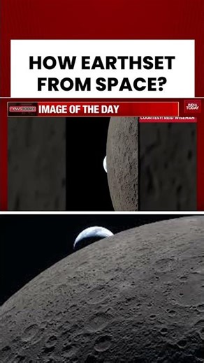 Artemis II mission: Astronaut Captures Earth Setting from Space | Viral Video #artemismission #nasa