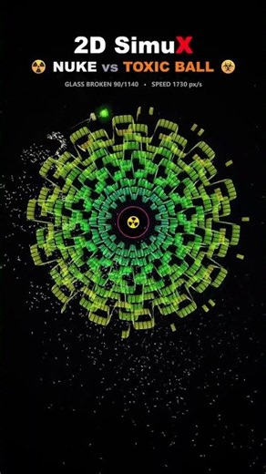 Nuke vs Toxic Ball ☢️☣️ So Satisfying!