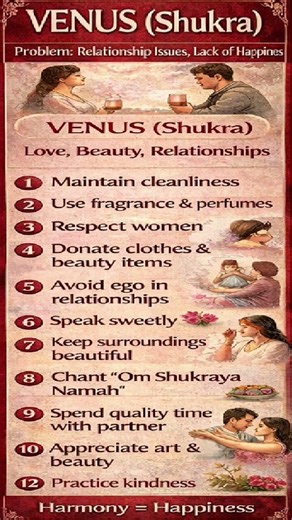 10 Remedies for Venus - Love Beauty Relationship #vedicastrology