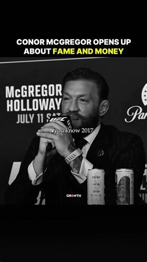 Conor McGregor Opens Up About Fame And Money.