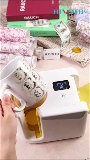 Press on colorful dollars! 10 sheets Colorful Dollar sublimation paper for creative & fun DIY!