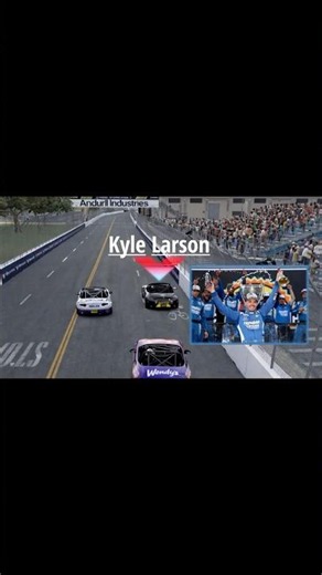 SVG, Larson, and Josh Bilicki go at it!👀 #iracing #nascar