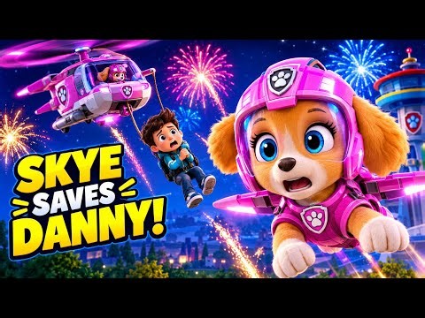 Skye Saves Danny from Flying Fireworks! 🎆🐾 | PAW Patrol Rescue Compilation