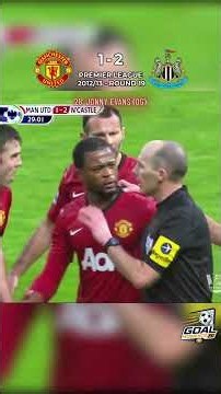 MAN UNITED VS NEWCASTLE 2012/13 🤯: PURE CHAOS #premierleague #manchesterunited #footballshorts