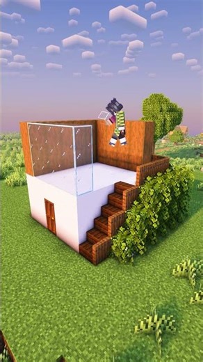 Minecraft Easy Modern House🏠 #shorts