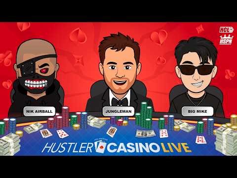 Jungleman, Nik Airball, & Big Mike Play HIGH STAKES $100/200 - Commentary by Charlie Wilmoth