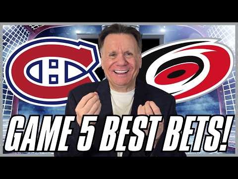 ECF Game 5: Canadiens vs Hurricanes NHL Playoffs BEST Bets Tonight! | NHL Picks Today