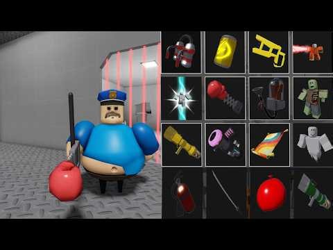 BARRY'S PRISON RUN! ALIEN HARD MODE - All Items & Morphs Unlocked!!