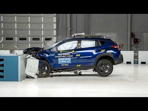 2026 Subaru Crosstrek Hybrid updated moderate overlap IIHS crash test