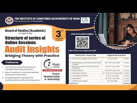 Webinar on “Insight into Audit – Bridging Theory with Practice”