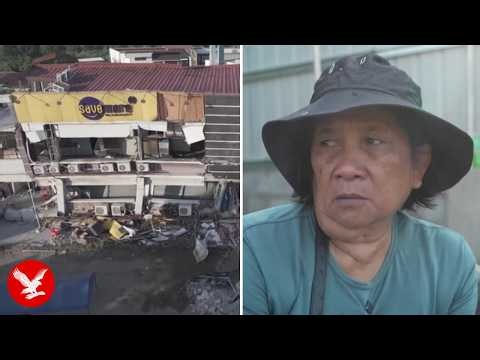 Aerial footage shows devastation following deadly Philippines earthquake