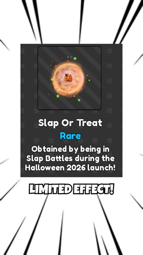 NEW LIMITED "Slap Or Treat" EFFECT! (Roblox Slap Battles)