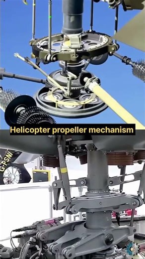 How Helicopters Actually Steer! 🚁 (Swashplate Mechanism) #shorts