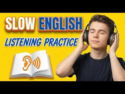 50 topic .. listen and repeat | Slow English Listening & Fluency Practice Learn English with A1 & A2