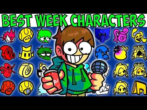 ALL BEST WEEK CHARACTERS | FNF Character Test | Gameplay VS Playground