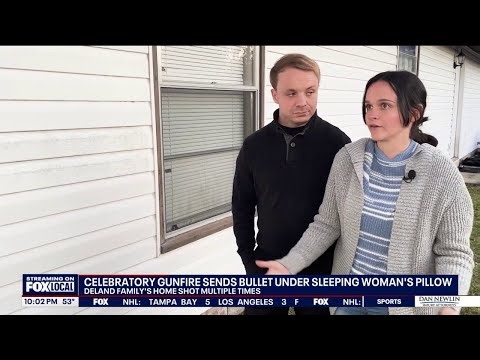 Family asleep when home shot 5 times by New Year's Eve gunfire