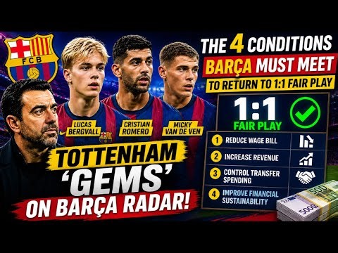 Barça Eye Tottenham Stars — 1:1 Rule Conditions REVEALED