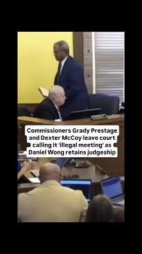 Fort Bend County Commissioners walk out of meeting over Daniel Wong dispute