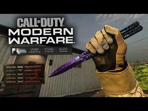 Modern Warfare 2019 is blowing up so I'm back to KNIFE everyone