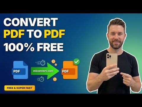 Best Free PDF to PDF Converter — No Installation Needed