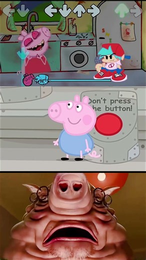 FNF Peppa Pig Mod - Bacon BUT She Lost Her Mind... 💀 (FNF Mod) #shorts
