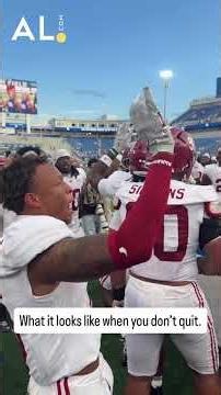 First half? What first half? 😅#rolltide #alabama #rtr #alabamafootball #collegefootball