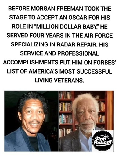 Morgan Freeman's Hidden Military Career Before Oscar Glory! 🎬✈️