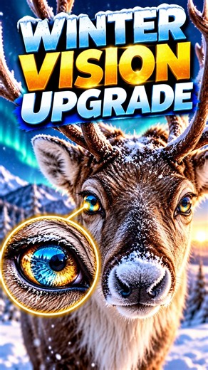 Why Reindeer Eyes Turn Blue in Winter