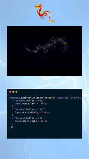Creative Coding in JavaScript 🔥 Visual Animation with Code #Shorts