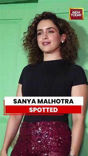 Sanya Malhotra Serves Effortless Glam In Latest Appearance | Bollywood | Entertainment News