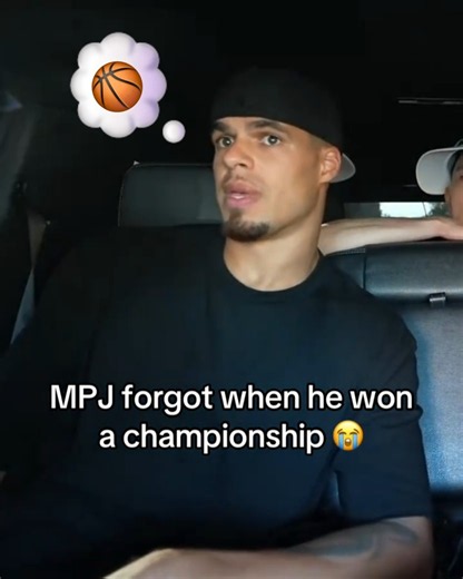 MPJ had to think when he WON A RING😭