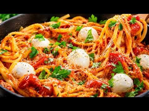 Only tomatoes, cheese & spaghetti? How 3 ingredients make a dream dinner!