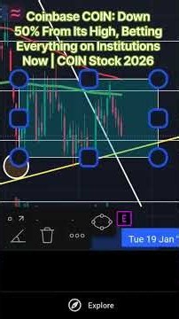 Coinbase COIN: Down 50% From Its High, Betting Everything on Institutions Now | COIN Stock 2026