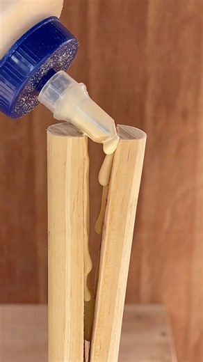 An Easy and Neat Way to Repair a Round Wooden Rod #woodworking #diy