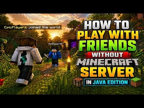 HOW TO PLAY WITH FRIEND'S IN MINECRAFT JAVA EDITION WITHOUT SERVER |NEXTRON GAMERZ|🤠