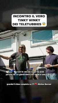 I met the REAL TINKY WINKY from TELETUBBIES…(he's not what I expected)