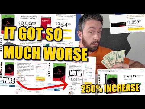 The HDD and SSD Situation is Worse Than We Thought...