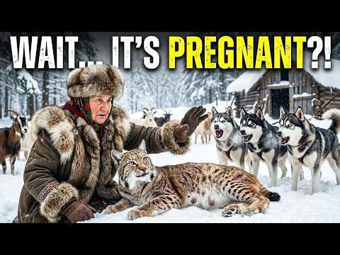Wounded Pregnant Lynx Attacks Goats… What This Old Woman Did Next Will Shock You!