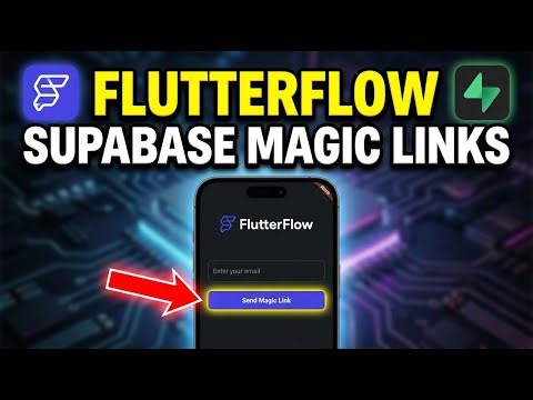 How to authenticate with Supabase magic links in FlutterFlow apps - Step By Step