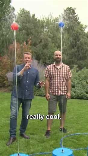 Why Don't These Balls Fly Off The Water?